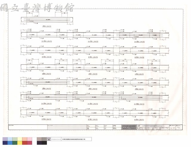 B1B26~4B26,B1B27~4B27,B1B28~4B28,B1B32~2B32,B1B30~3B30,B1B31~2B31梁配筋圖藏品圖，第1張