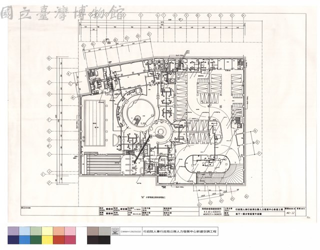 地下一層水管配置平面圖藏品圖，第1張