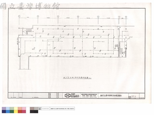 地下室左側消防設備平面圖藏品圖，第1張