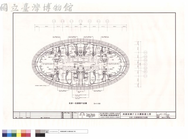 拾參~拾捌層風管平面圖藏品圖，第1張