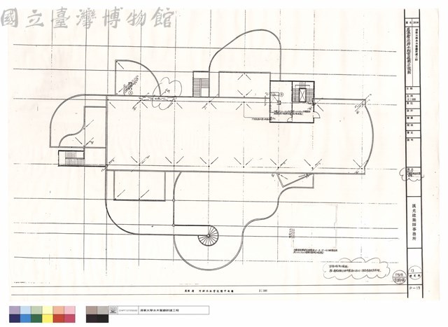 屋頂層污排水配管設備平面圖藏品圖，第1張