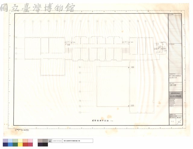 貳層給水平面圖藏品圖，第1張