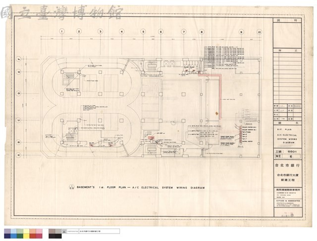B1F. PLAN A/C ELECTRICAL SYSTEM WIRING DIAGRAM藏品圖，第1張