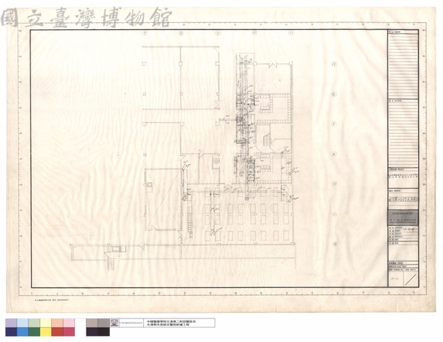 地下層D區給水平面圖藏品圖，第1張