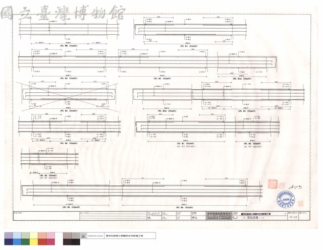 1F梁配筋圖(一)藏品圖，第1張