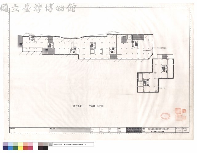 地下壹層污排水平面圖藏品圖，第1張