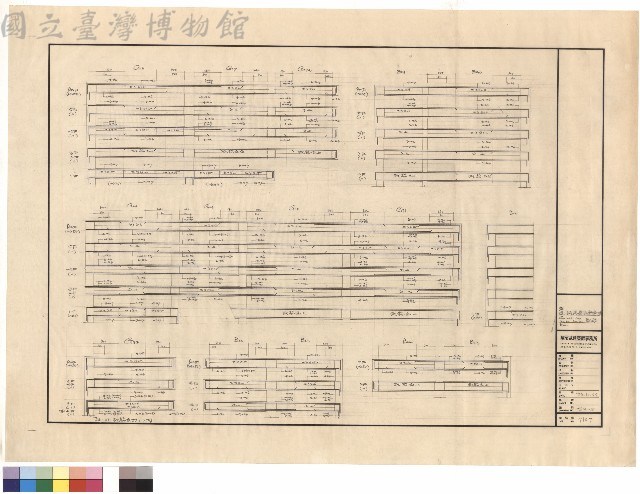 G26-G31,G38  B9,B10,B22,B23,B2a配筋藏品圖，第1張