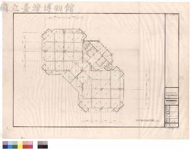 拾肆樓結構平面藏品圖，第1張
