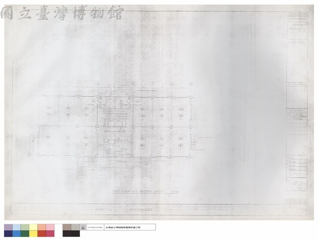 壹層風管平面配置圖藏品圖，第1張
