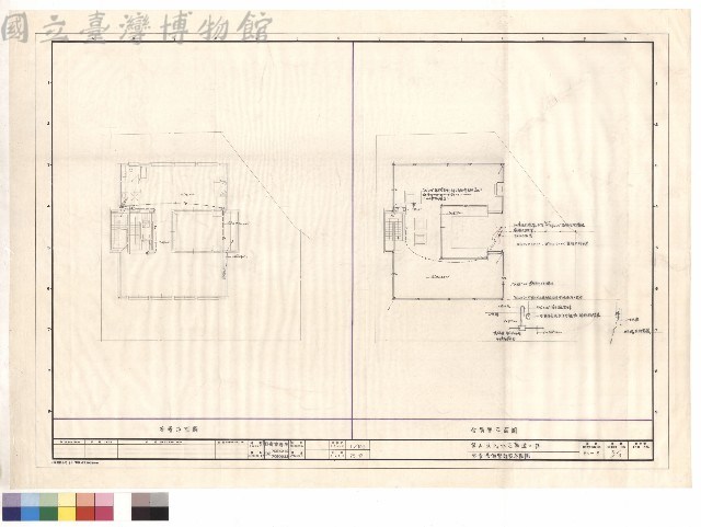 參層、屋頂層弱電平面圖藏品圖，第1張
