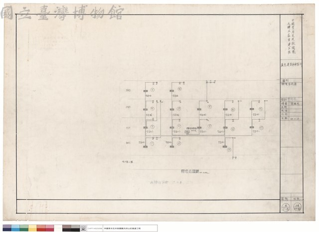 B棟三樓弱電平面圖藏品圖，第1張