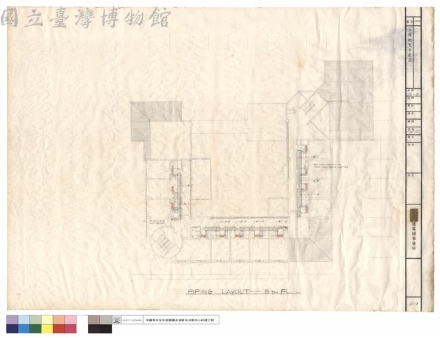 五樓配管平面圖藏品圖，第1張