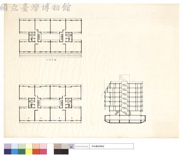 七層平面藏品圖，第1張