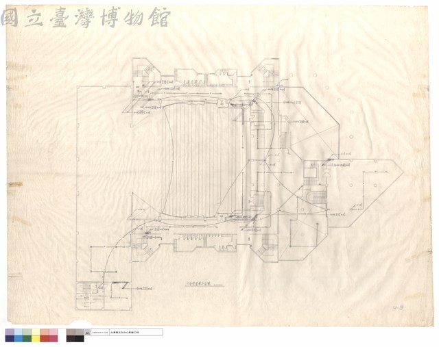 大會堂貳層平面圖藏品圖，第1張