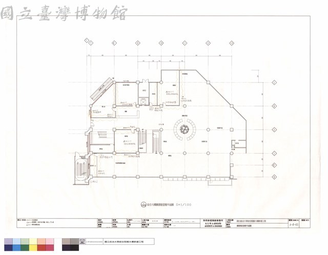 圖書館壹樓平面圖藏品圖，第1張