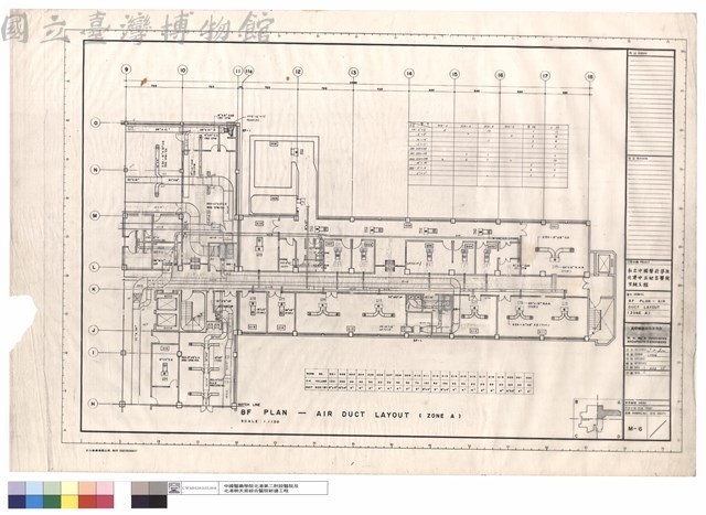 BF PLAN - AIR DUCT LAYOUT (ZONE A)藏品圖，第1張