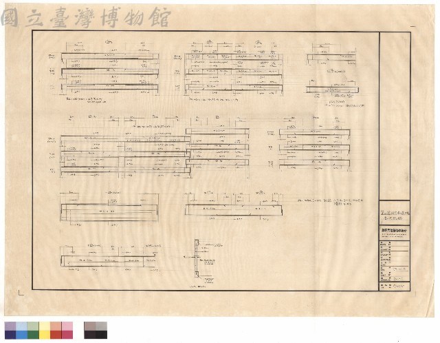 各梁配筋藏品圖，第1張