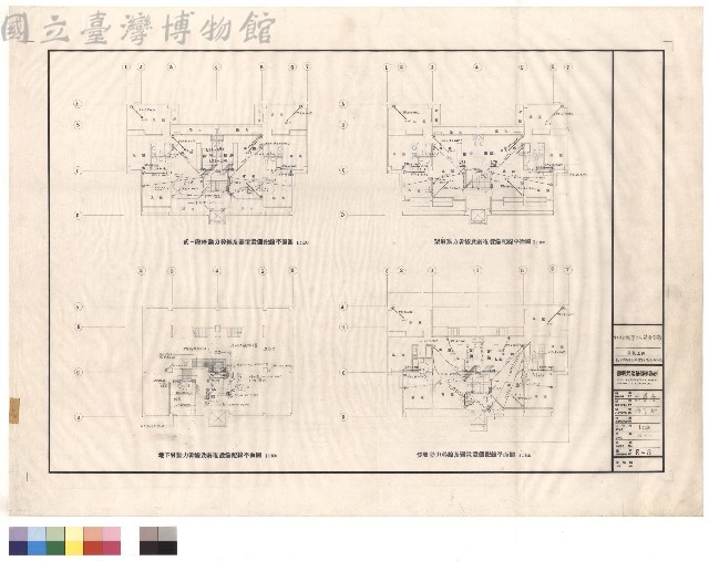 電氣工程 動力幹線及弱電設備配線平面藏品圖，第1張