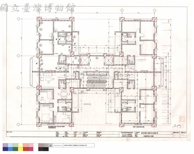 B棟標準單元平面圖藏品圖，第1張