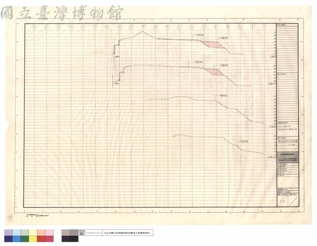 整地前後地形斷面圖藏品圖，第1張