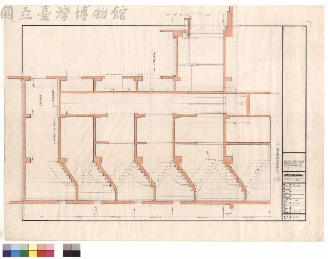 B樓梯與電梯剖面藏品圖，第1張