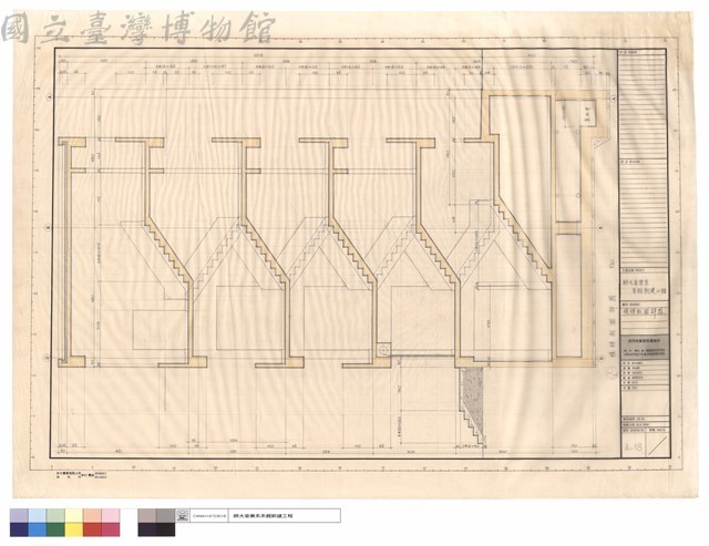 樓梯剖面詳圖藏品圖，第1張