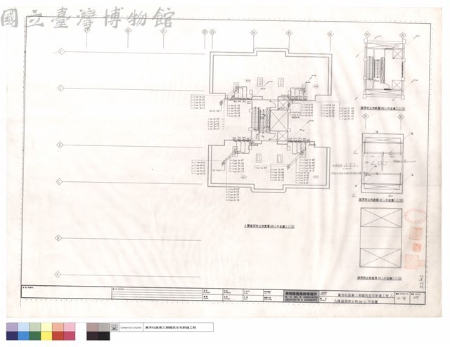 A棟屋頂突出物給水平面圖藏品圖，第1張