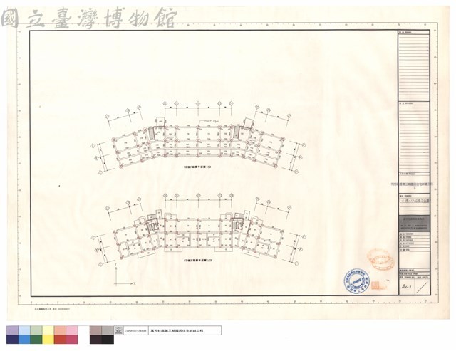 F(B)棟1,2F結構平面圖藏品圖，第1張