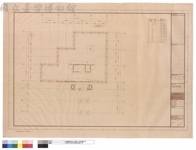 基礎結構平面圖藏品圖，第1張