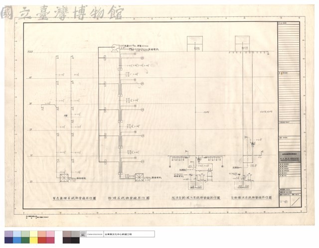 緊及廣播.排煙.泡沫自動滅火.自動灑水系統幹管線昇位圖藏品圖，第1張