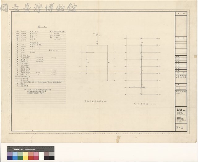 圖例,電視天線及電話昇位圖藏品圖，第1張