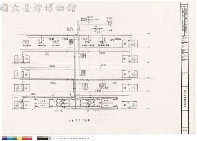 空調工程─水管流程圖藏品圖，第1張