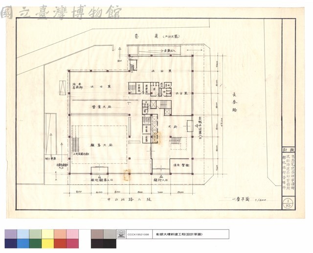 一層平面藏品圖，第1張