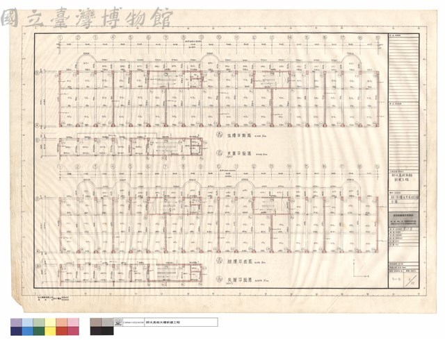 肆、伍樓及夾層結構平面藏品圖，第1張