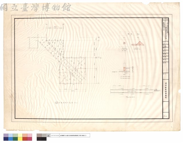 屋頂結構平面藏品圖，第1張