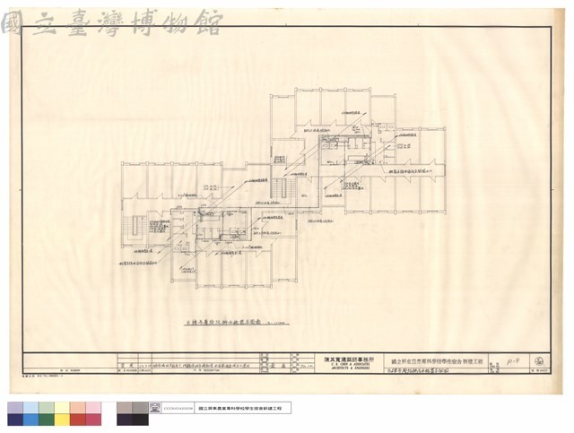 B棟参層給排污水配置平面圖藏品圖，第1張
