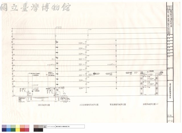 消防、火警、廣播、排煙系統昇位圖藏品圖，第1張