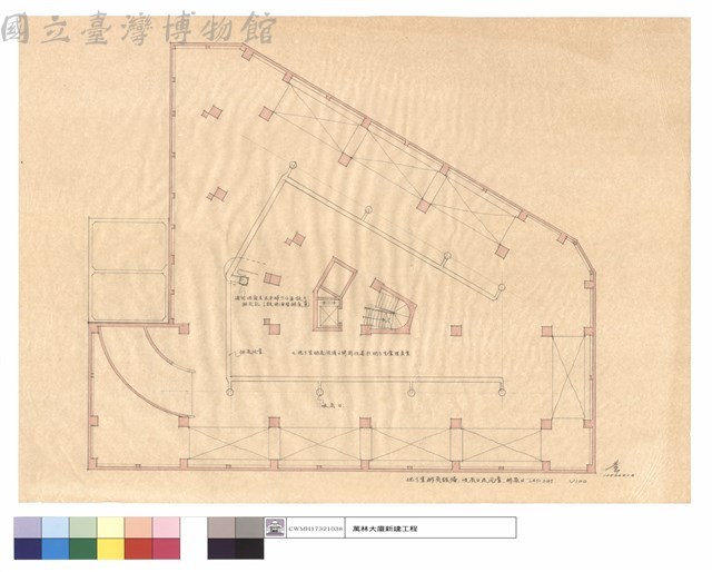 地下室排氣設備、吸氣口及風管、排氣口 LAY-OUT藏品圖，第1張
