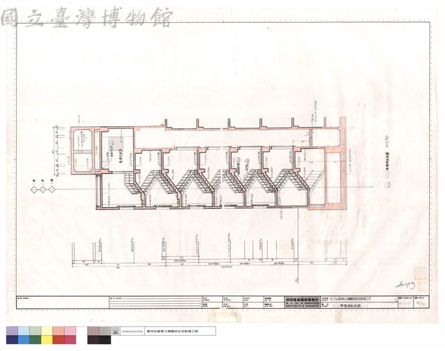 A,C,D棟樓梯剖面圖(二)藏品圖，第1張