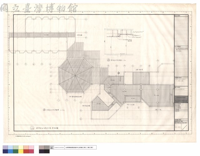企口天花剖面大樣藏品圖，第1張