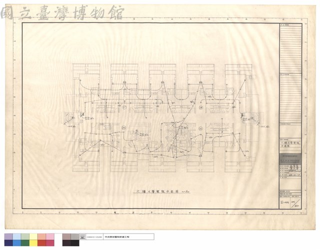六樓火警電視平面圖藏品圖，第1張
