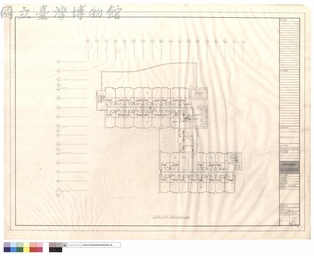 學員宿舍参至柒層配管平面圖藏品圖，第1張