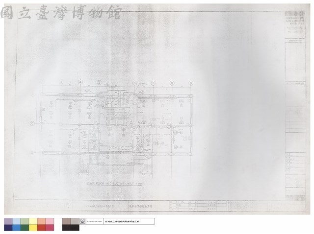 貮層風管平面配置圖藏品圖，第1張