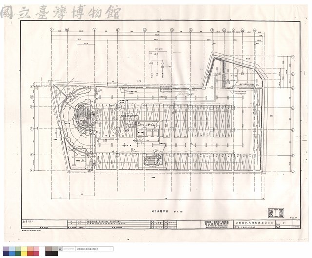 地下參層電氣設備工程平面圖藏品圖，第1張