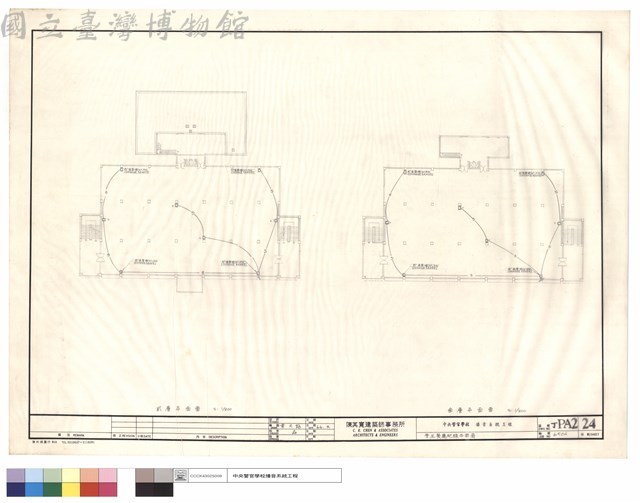 學生餐廳配線平面圖藏品圖，第1張