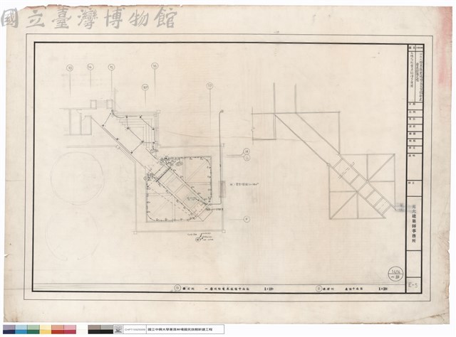 B棟右側電氣設備平面圖藏品圖，第1張