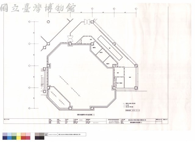 國際會議廳舞台燈光配置圖(三)藏品圖，第1張