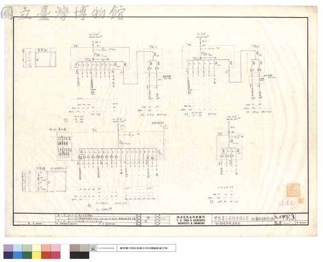 動力開關單線負載表藏品圖，第1張