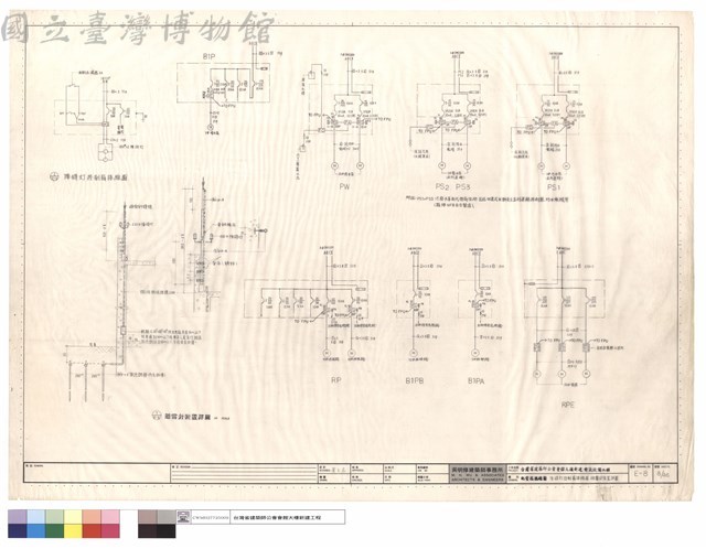 配電箱接線圖,障礙燈控制箱接線圖,避雷針裝置詳圖藏品圖，第1張
