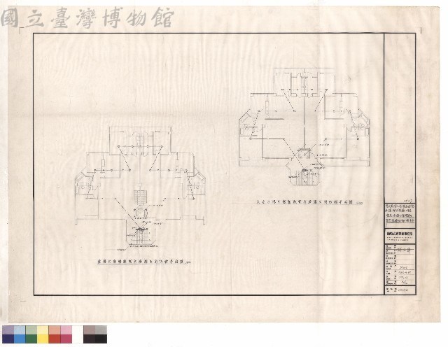 壹至柒樓火警警報緊急廣播及消防管平面圖藏品圖，第1張